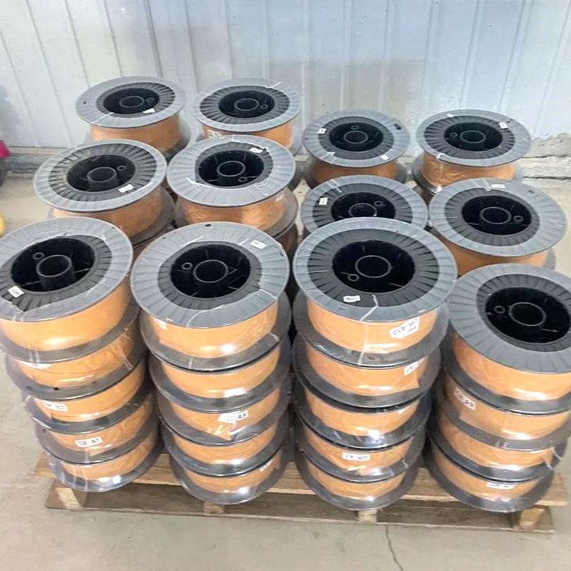 Low temperature steel gas shielded welding wire